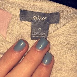 Aerie open back sweater